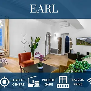 Homey Earl - Hypercentre - Proche Gare - Sauna Privatif - Balcon Prive - Wifi Gratuit Annecy